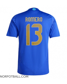 Billige Fotballdrakt Argentina Cristian Romero #13 Replika Bortedrakt Copa America 2024 Kortermet